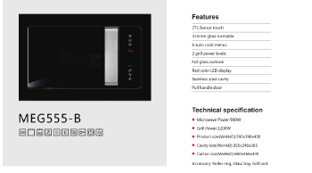 Microwave MEG555-B